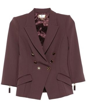 Elisabetta Franchi Jackets - Purple