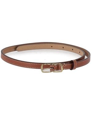 Ralph Lauren 12Mm Dbl Bck-Belt-Medium - White