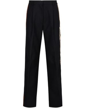 Dries Van Noten Wool Trousers - Black