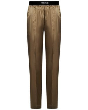 Tom Ford Trousers - Natural