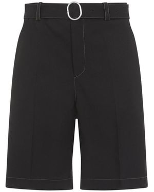 Jil Sander Polyester Shorts - Black