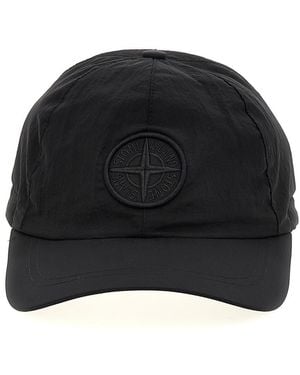 Stone Island Logo Cap - Black