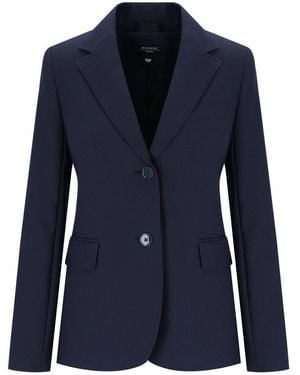 Weekend by Maxmara Uva Single-Breasted Blazer - Blue