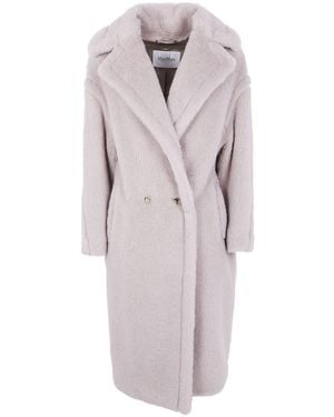 Max Mara "tedgirl" Classic Coat Clothing - Grey