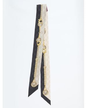 Gucci Silk Twill Bow - White