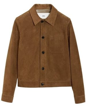 Ami Paris Jackets - Brown
