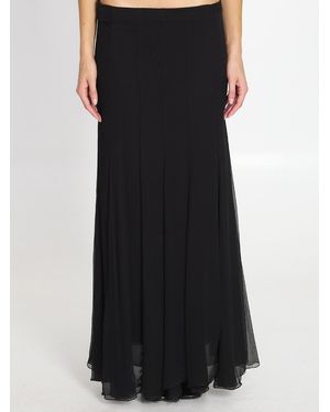 Chloé Flowy Maxi Skirt - Black