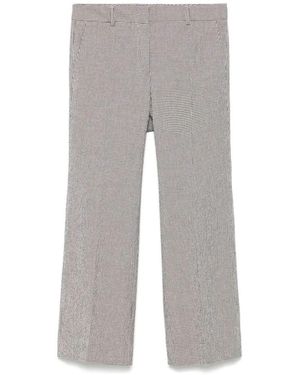 Incotex Desire Cotton Blend Checked Trousers - Grey