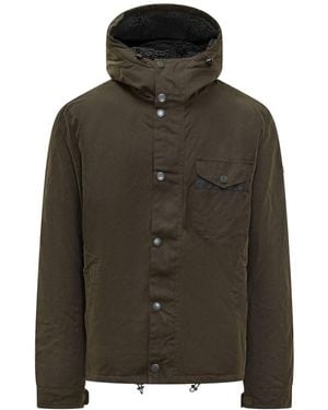 Barbour Barbour Jacket With Hood And Shearling Lining - Green