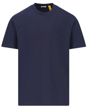 MONCLER GENIUS DONALD GLOVER T-Shirt And Polo Shirt - Blue