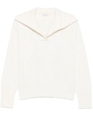 Brunello Cucinelli Sweaters - White