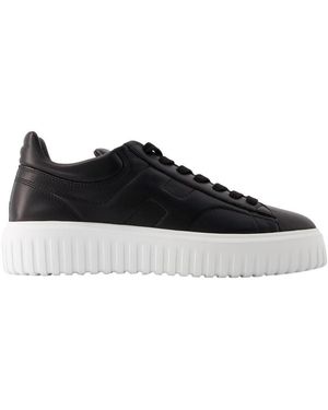 Hogan H-Stripes Allacciato Trainers - Black