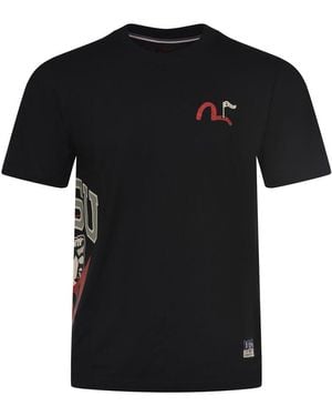 Evisu T-Shirts And Polos - Black