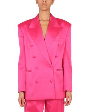 Magda Butrym Oversized Double-breasted Blazer - Pink