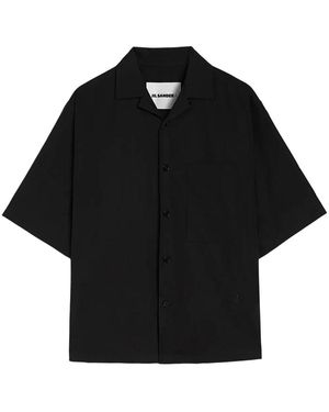 Jil Sander Poplin Shirt - Black