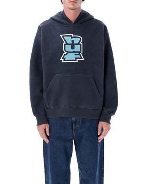 Huf Megablast Reverse Fleece Hoodie - Blue