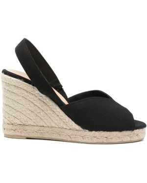 Castañer Brisa Canvas Espadrilles - Black