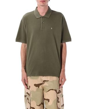 Stussy Classic Pique Polo Shirt - Green