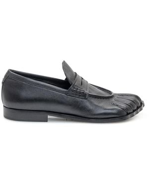 Coperni Black Leather 5t Loafers Covers - Grey