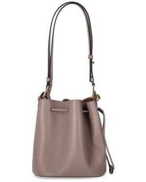 Furla Sfera Mini Stucco Bucket Bag - Brown