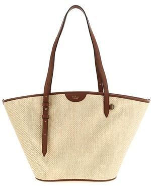 Mulberry 'Basket Tote' Shopping Bag - Natural