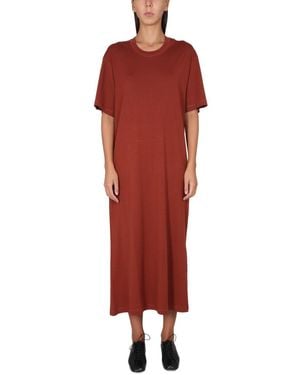 Lemaire T-Shirt Dress - Red