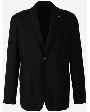 Colombo Ultralight Cashmere Blazer - Black