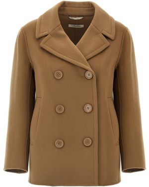 Max Mara 'Elise' Coat - Brown