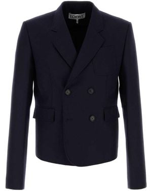 Loewe Wool Blazer - Blue