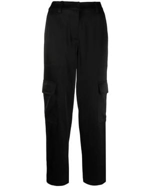 Michael Kors Satin-Finish Trousers - Black