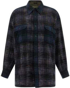 R13 Boyfriend' Shirt - Blue