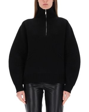 Helmut Lang Zippered "Apex" Jersey - Black