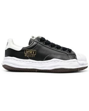 Maison Mihara Yasuhiro Blakey Original Sole Leather Low-Top Trainers - Black