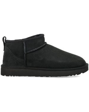 UGG Classic Ultra Mini Suede Boots For Woman - Black