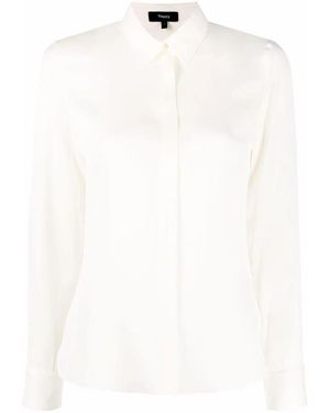 Theory Classic Fitted Shirt - White