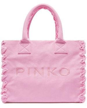 Pinko Beach Shopper Medium Tote - Pink