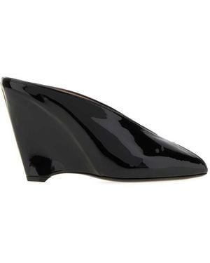 Ferragamo Wedge Sandals "Alicia" - Black