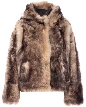 Yves Salomon Jackets - Brown