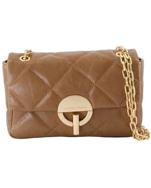 Vanessa Bruno Moon Moyen Crossbody - Brown