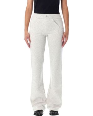 Coperni Low-Waist Organic Cotton Jogging Trousers - Grey
