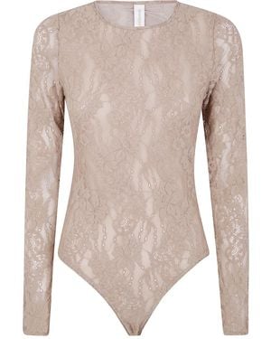 Zimmermann Lace Bodysuit Clothing - Natural
