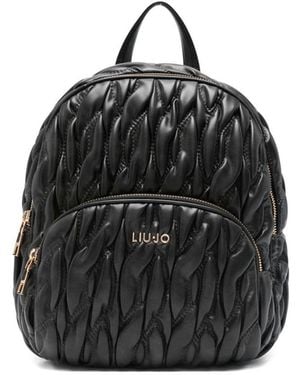 バックパック・リュック LIU JO Women Backpacks AA5070E0019 03R14 GREY Backpack with logo