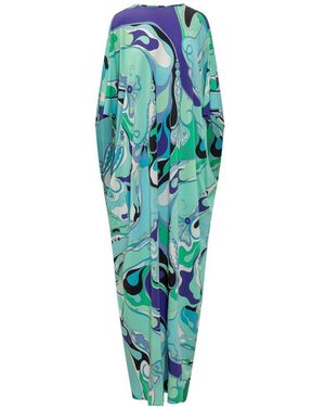 Emilio Pucci Caftan-jersey Satin - Green