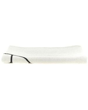 Maison Michel 'Aida' Fouta Beach Towel - White