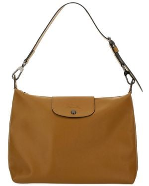 Longchamp "Le Pliage Xtra M" Hobo Bag - Brown