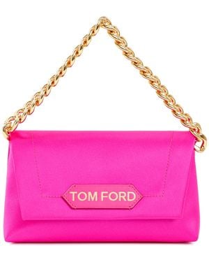 Tom Ford Satin Mini Shoulder Bag - Pink