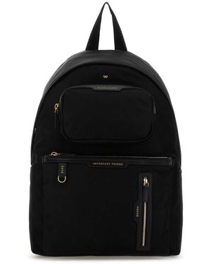 Anya Hindmarch Backpacks - Black