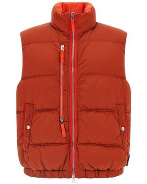 Stone Island Padded Vest - Red