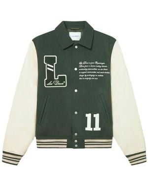 Les Deux Varsity" Wool Jacket - Green