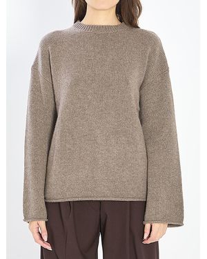 Lisa Yang Kristy Crew-neck Jumper - Brown